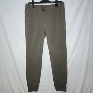 Eddie Bauer Ladies Tan Lightweight Elastic Waist Travel Pants Size 8